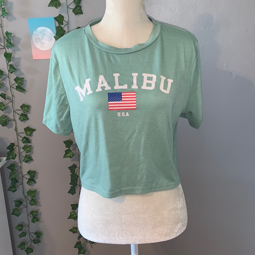 Malibu crop tee